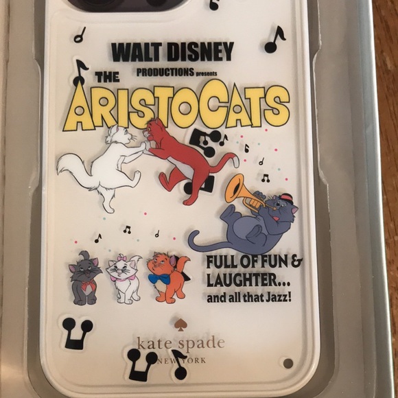 Authentic Kate Spade Aristocats Disney iPhone Pro Max. New in Box with tag. - Picture 9 of 12